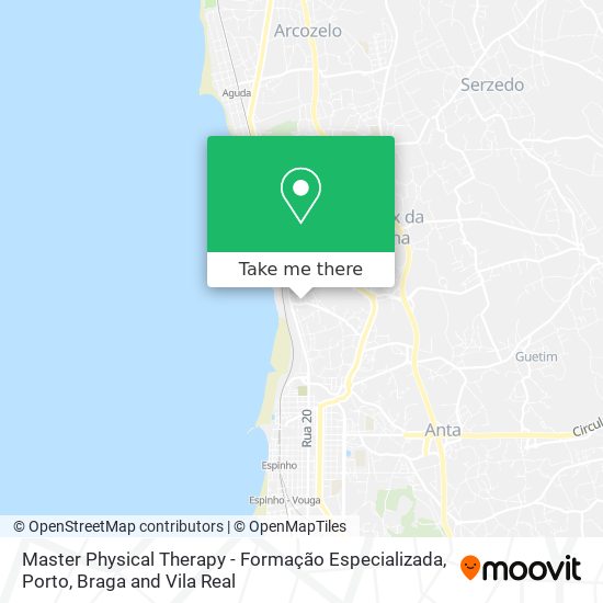 Master Physical Therapy - Formação Especializada map