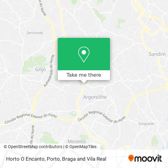 Horto O Encanto mapa