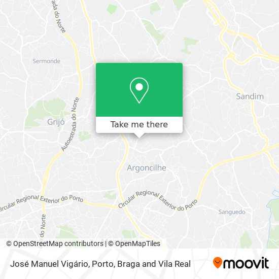 José Manuel Vigário map