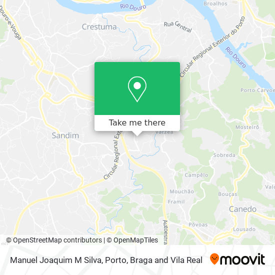 Manuel Joaquim M Silva map