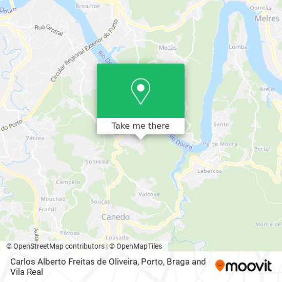 Carlos Alberto Freitas de Oliveira map