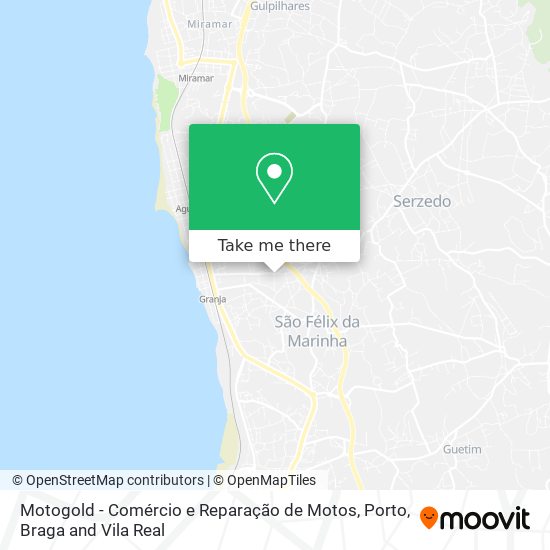 Motogold - Comércio e Reparação de Motos map