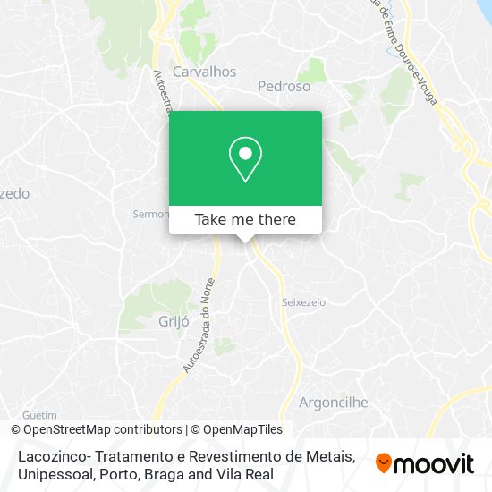 Lacozinco- Tratamento e Revestimento de Metais, Unipessoal map