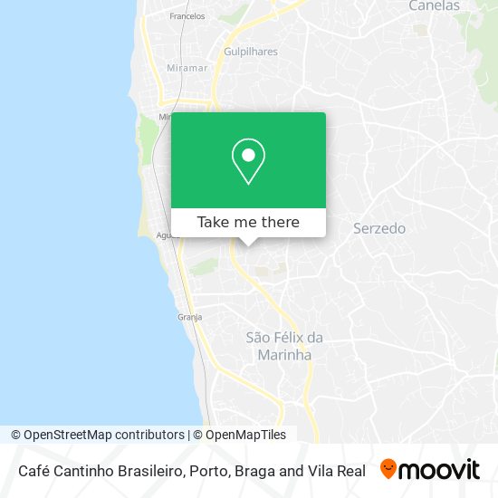 Café Cantinho Brasileiro mapa
