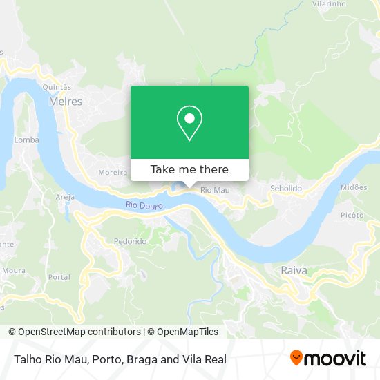 Talho Rio Mau mapa