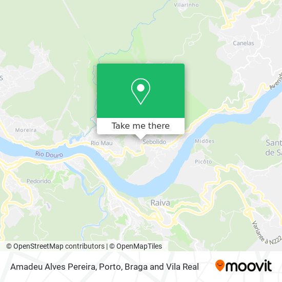 Amadeu Alves Pereira map