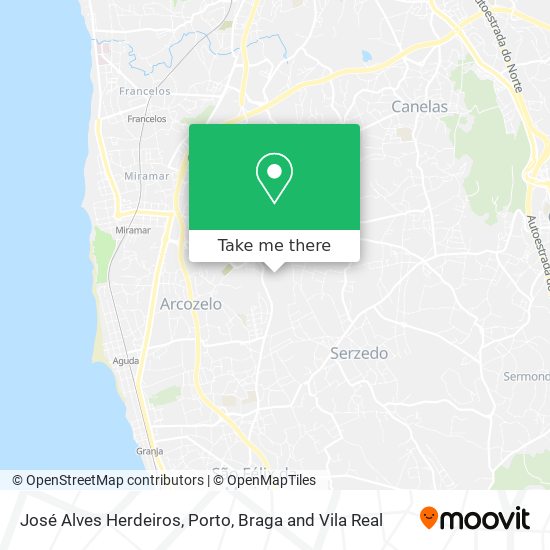 José Alves Herdeiros map