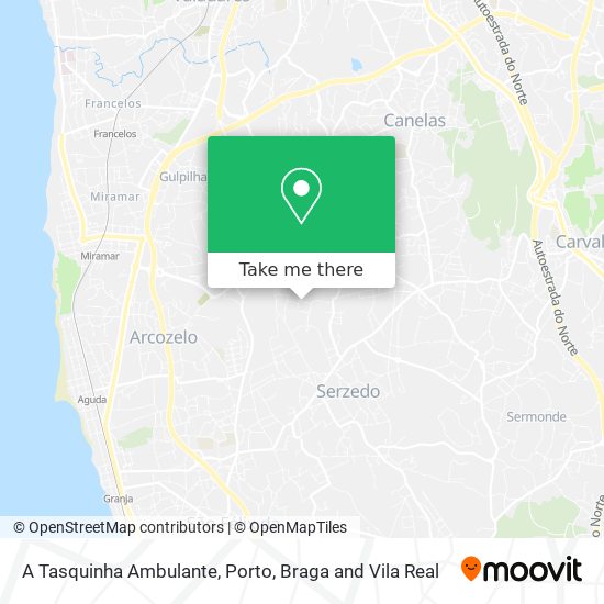 A Tasquinha Ambulante map