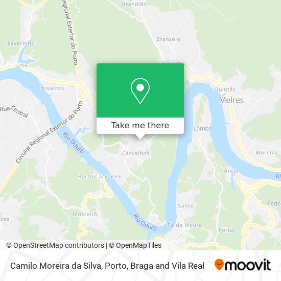 Camilo Moreira da Silva mapa