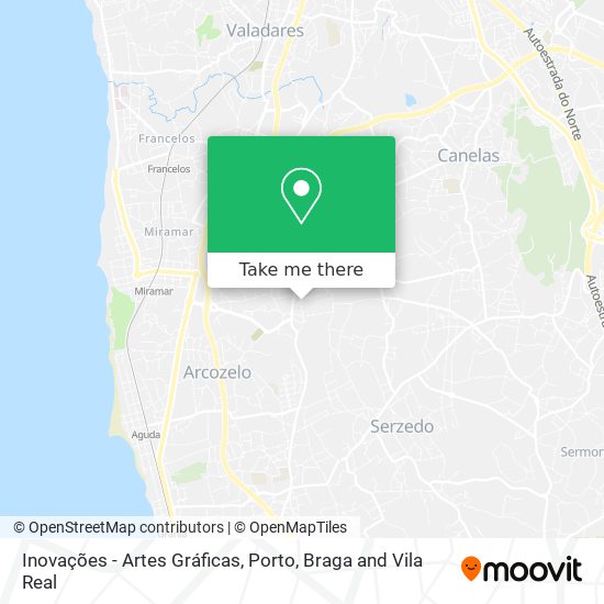 Inovações - Artes Gráficas map