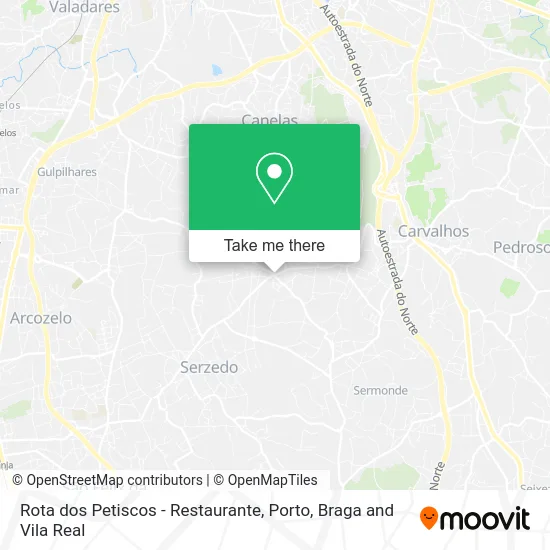Rota dos Petiscos - Restaurante map
