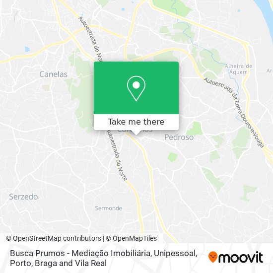 Busca Prumos - Mediação Imobiliária, Unipessoal map