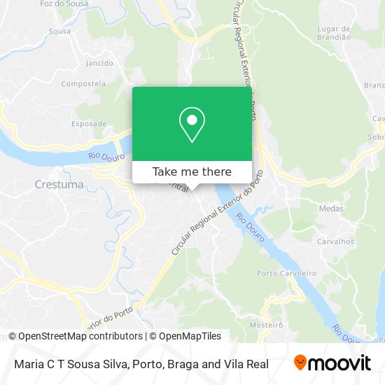 Maria C T Sousa Silva mapa