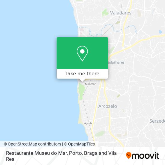 Restaurante Museu do Mar map