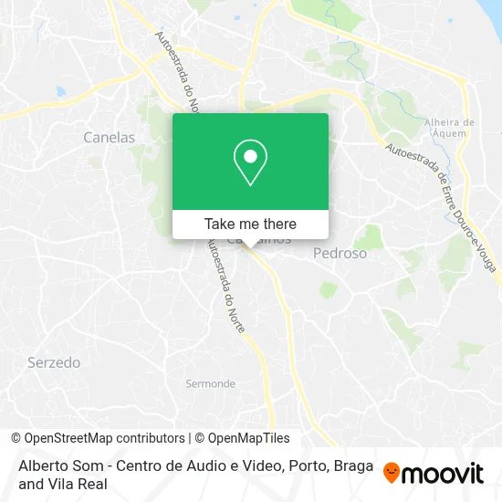 Alberto Som - Centro de Audio e Video map