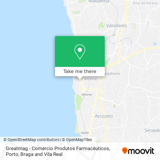 Greatmag - Comércio Produtos Farmacêuticos map