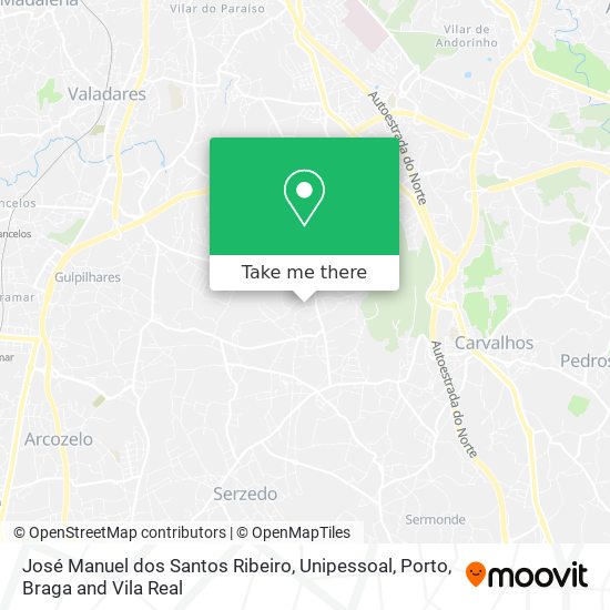 José Manuel dos Santos Ribeiro, Unipessoal map