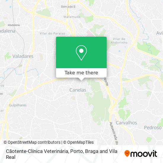 Cãotente-Clínica Veterinária map