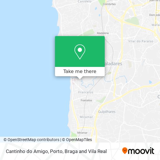 Cantinho do Amigo mapa