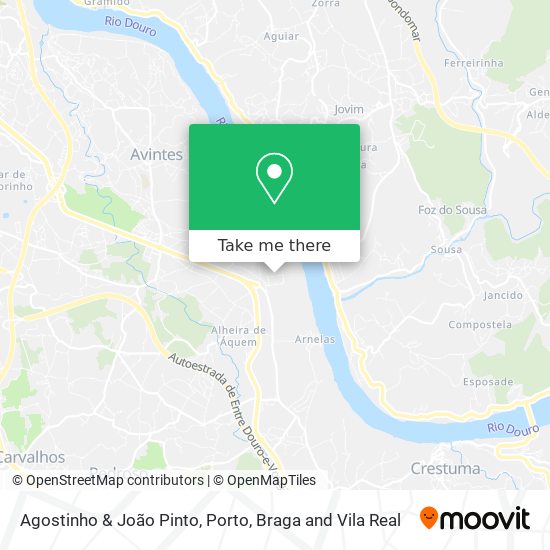 Agostinho & João Pinto map