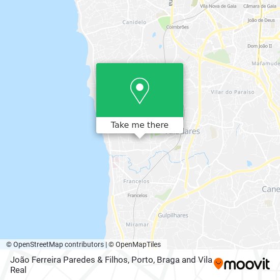 João Ferreira Paredes & Filhos map