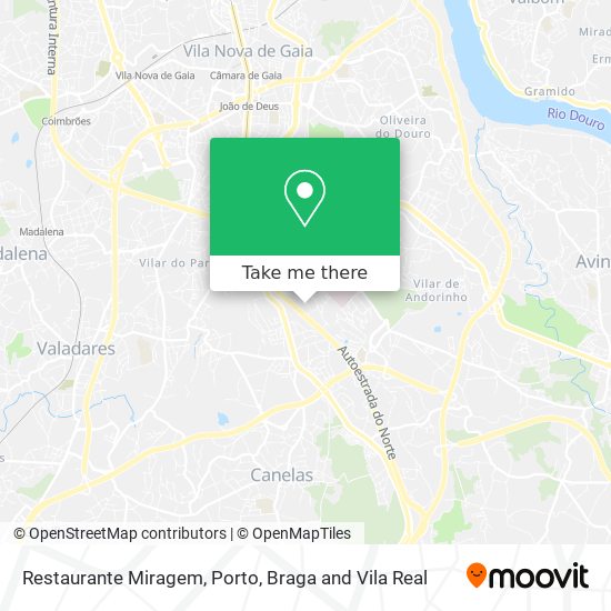 Restaurante Miragem map