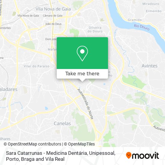 Sara Catarrunas - Medicina Dentária, Unipessoal map