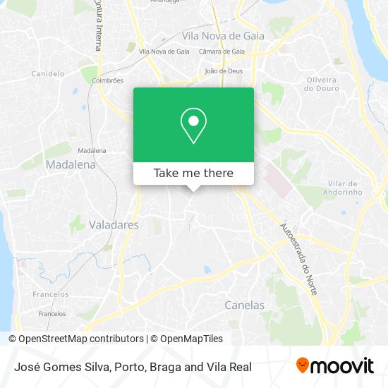 José Gomes Silva map