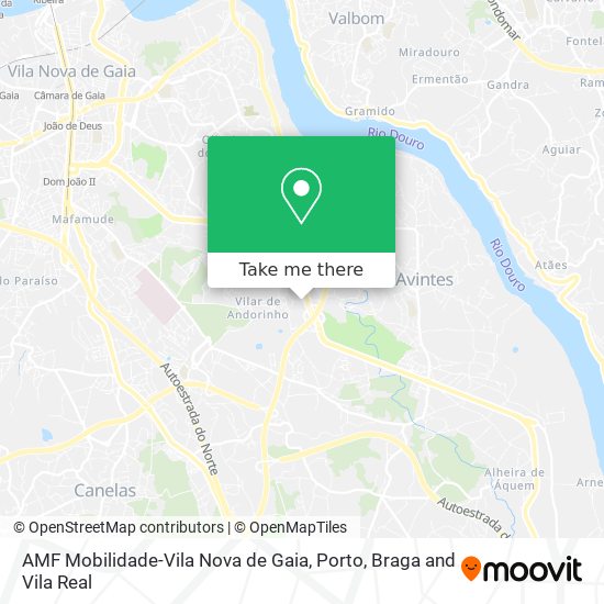 AMF Mobilidade-Vila Nova de Gaia map