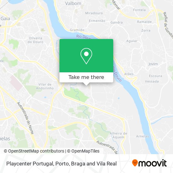 Playcenter Portugal map