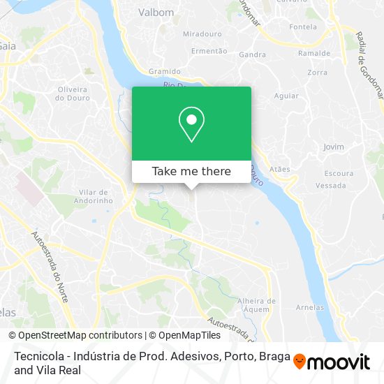 Tecnicola - Indústria de Prod. Adesivos map