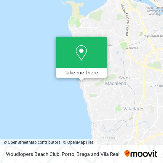 Woudlopers Beach Club map