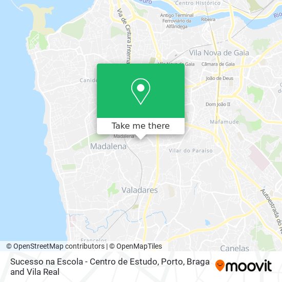 Sucesso na Escola - Centro de Estudo mapa