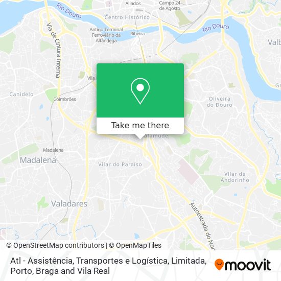 Atl - Assistência, Transportes e Logística, Limitada map