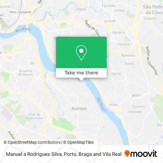 Manuel a Rodrigues Silva map