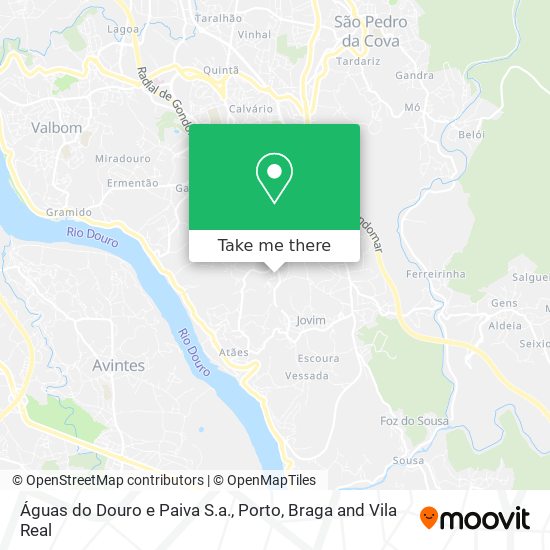 Águas do Douro e Paiva S.a. map