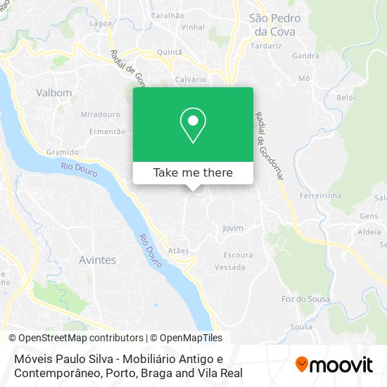 Móveis Paulo Silva - Mobiliário Antigo e Contemporâneo map