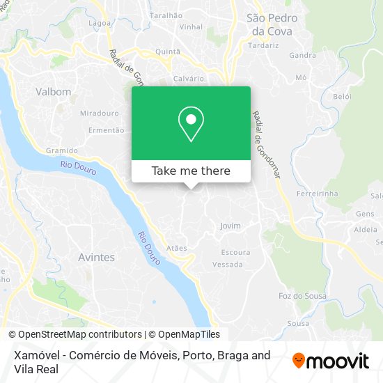 Xamóvel - Comércio de Móveis mapa