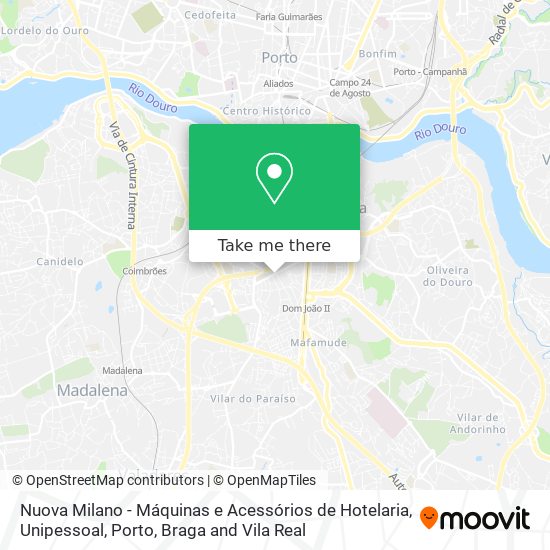 Nuova Milano - Máquinas e Acessórios de Hotelaria, Unipessoal map