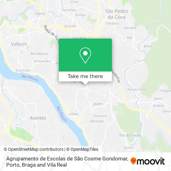 Agrupamento de Escolas de São Cosme Gondomar map