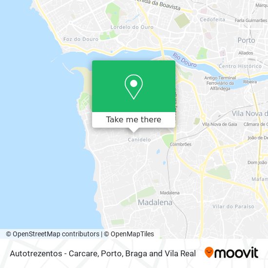 Autotrezentos - Carcare map