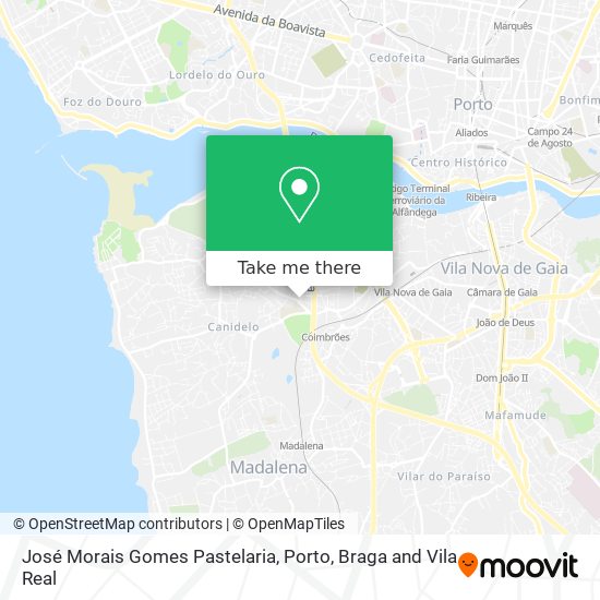 José Morais Gomes Pastelaria map