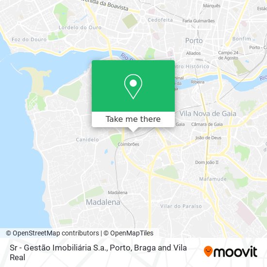 Sr - Gestão Imobiliária S.a. map
