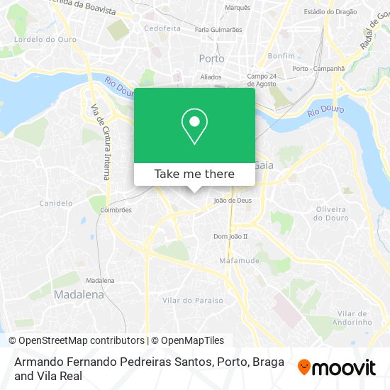 Armando Fernando Pedreiras Santos mapa