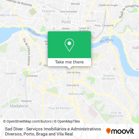 Sad Diver - Serviços Imobiliários e Administrativos Diversos map