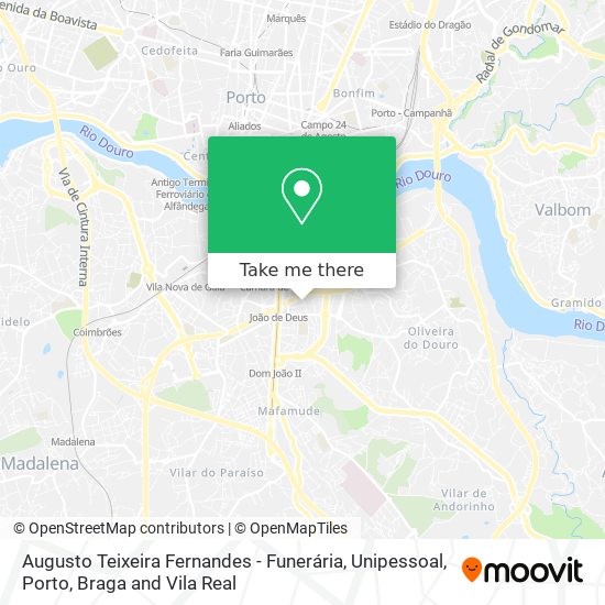 Augusto Teixeira Fernandes - Funerária, Unipessoal map