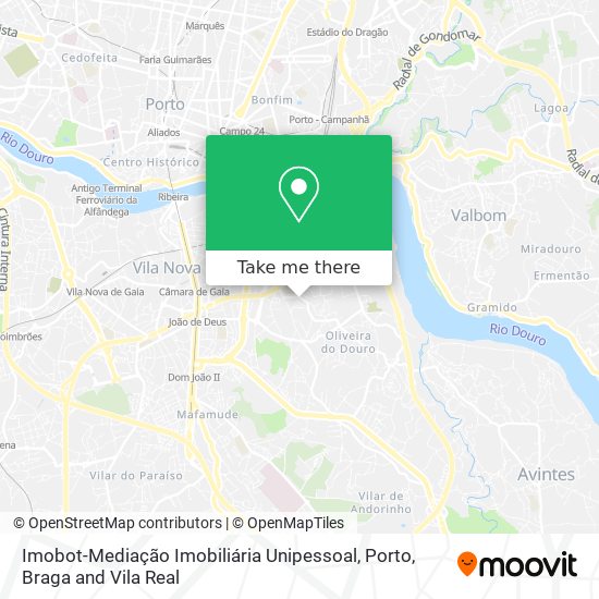 Imobot-Mediação Imobiliária Unipessoal mapa