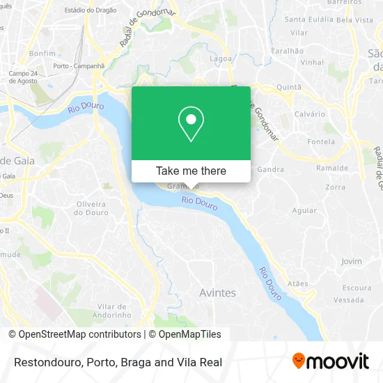 Restondouro map