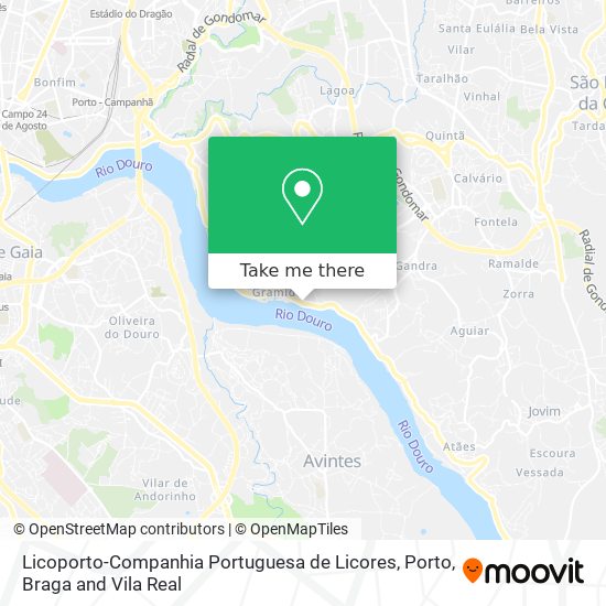 Licoporto-Companhia Portuguesa de Licores map