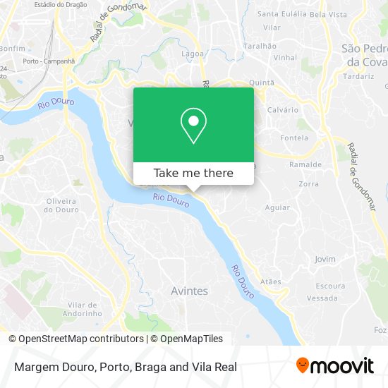 Margem Douro map